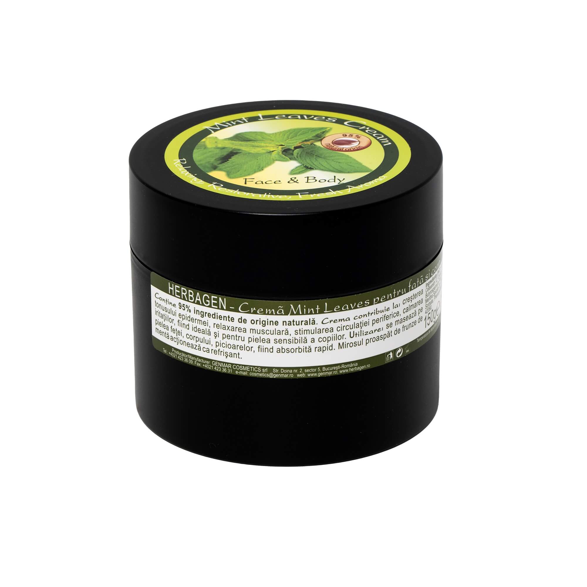 Cremă de față și corp Mint Leaves