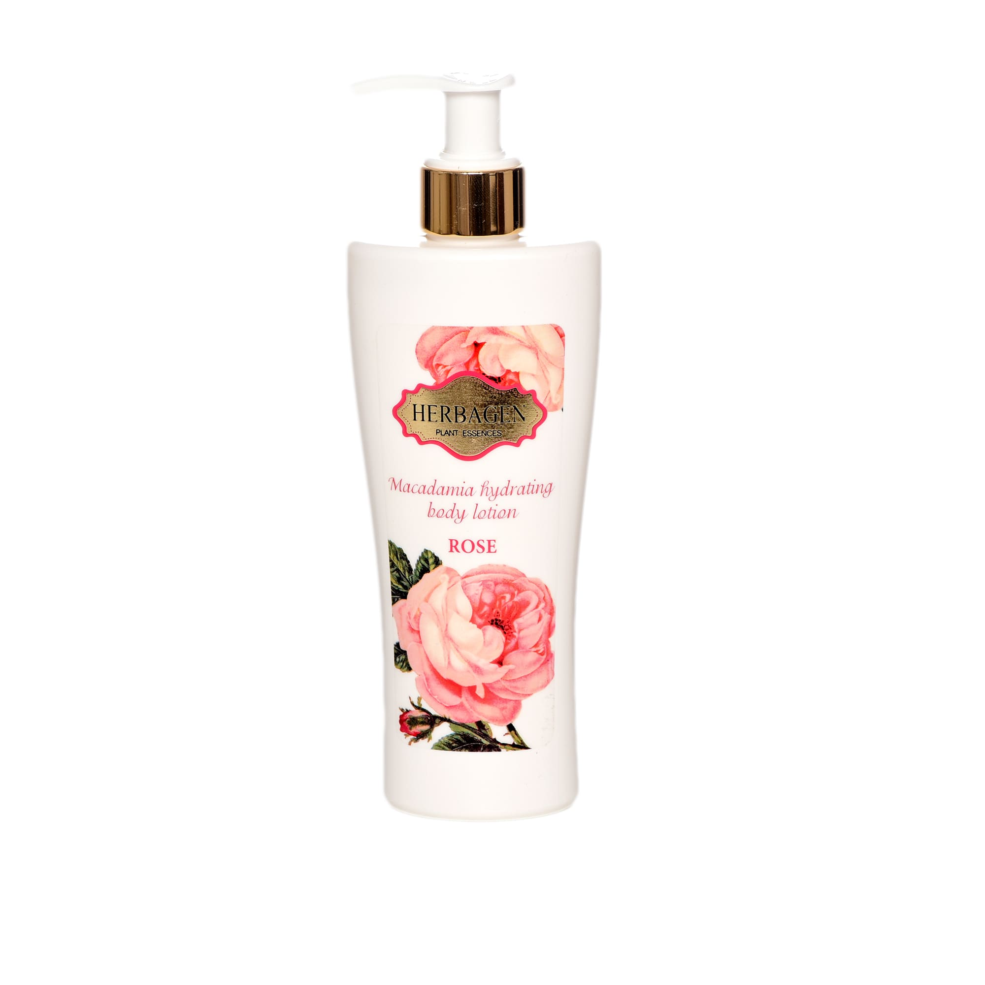 Lapte de corp hidratant Rose cu ulei de macadamia