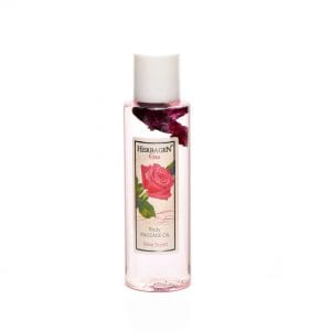 Ulei de masaj cu trandafir cu o concentrație generoasă de parfum de trandafiri