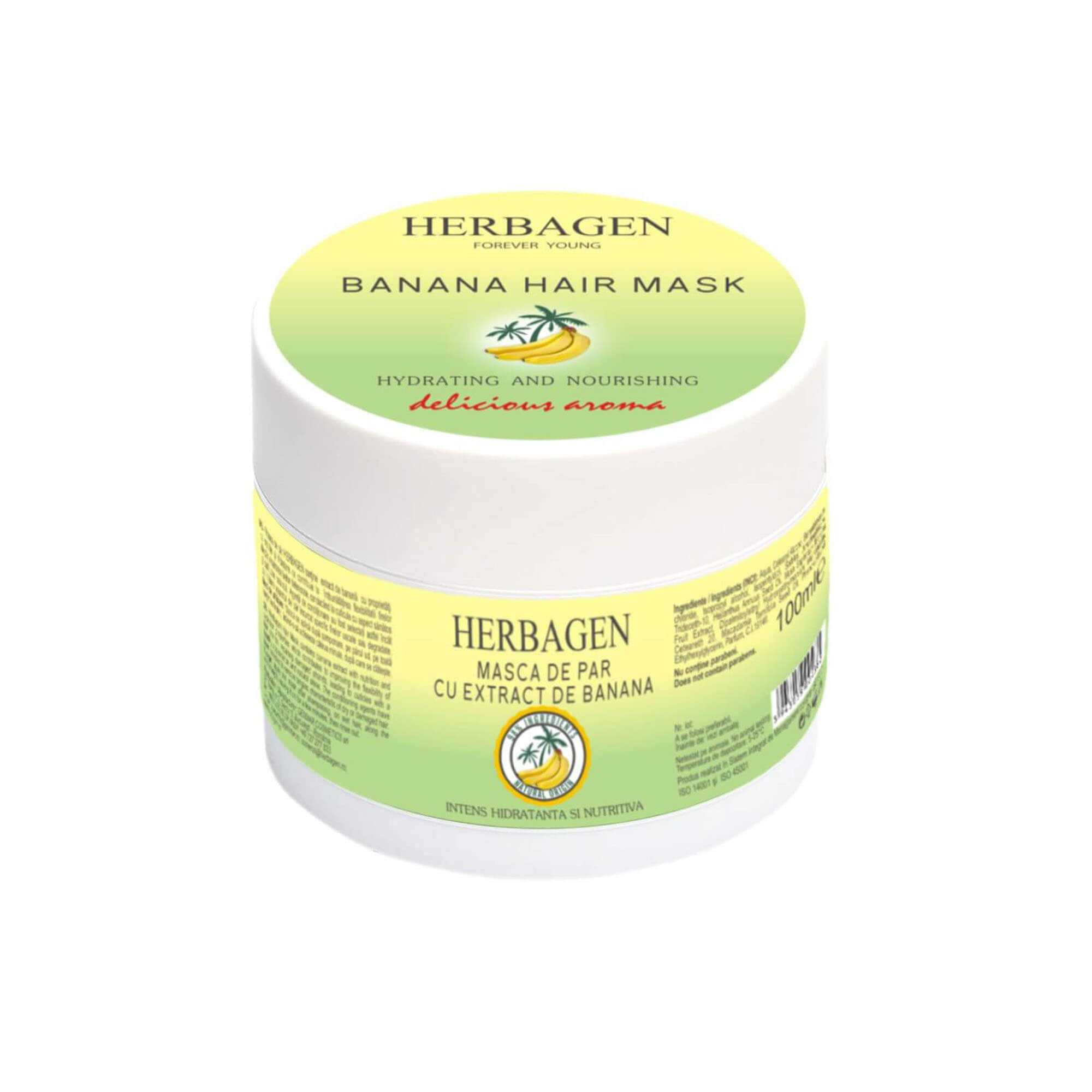 Mască de păr cu extract de banană 100ml