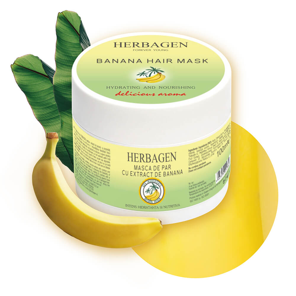 Mască de păr cu extract de banană 100ml - imagine 2