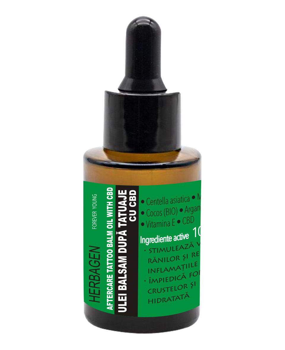 Aftercare tattoo balm oil with CBD 30ml