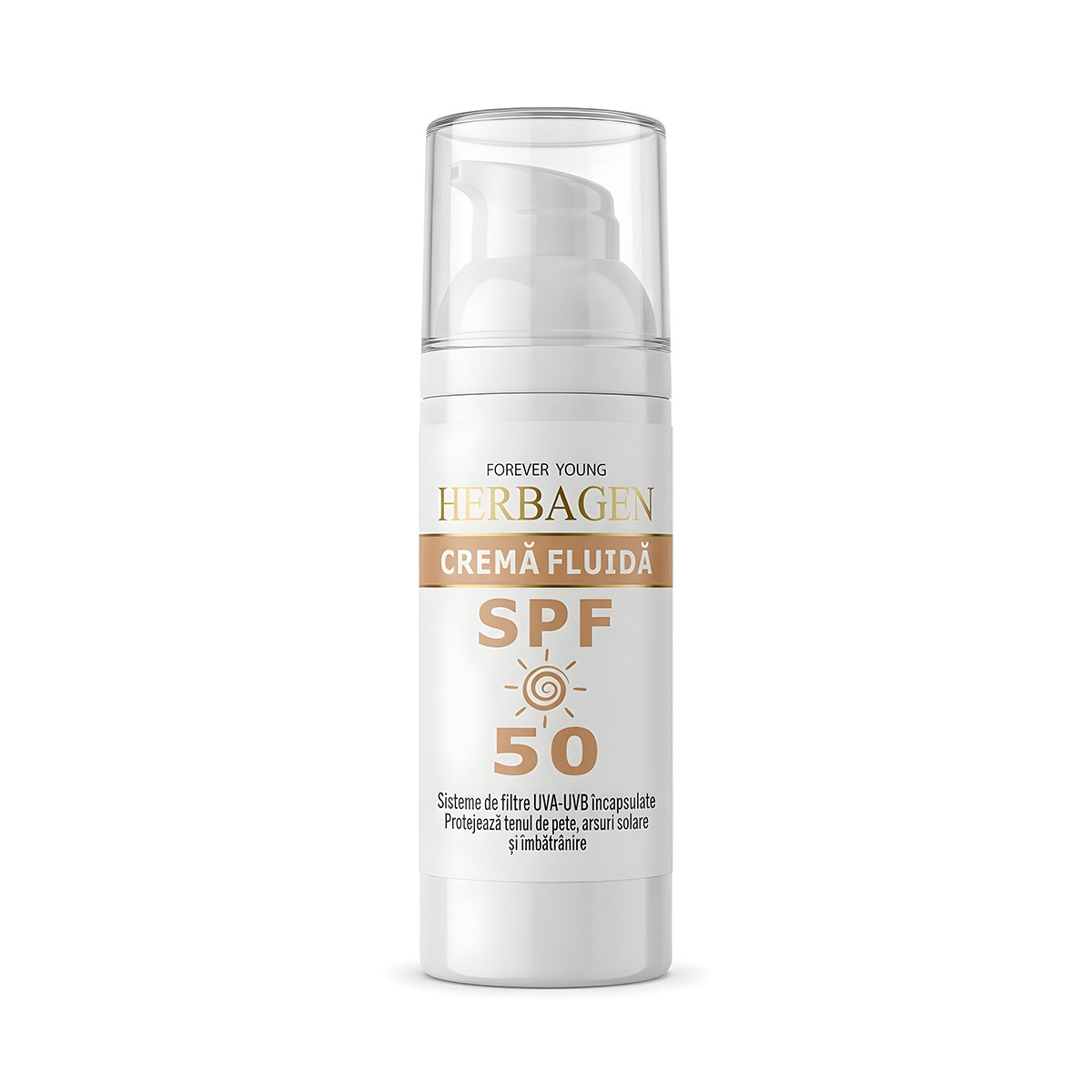 Cremă fluidă pentru ten SPF50 – 50 ml